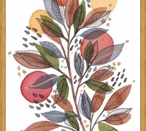 Cuadro Modern watercolor botanicals 3