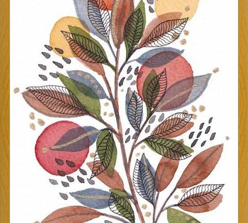 Cuadro Modern watercolor botanicals 3