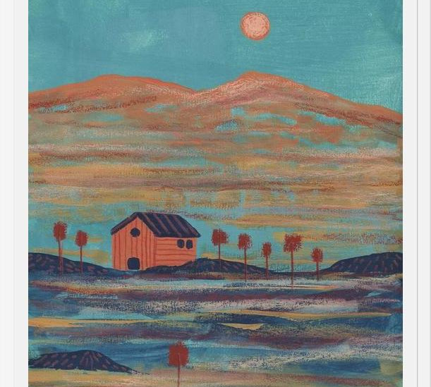 Cuadro Landscape Turquoise vibes