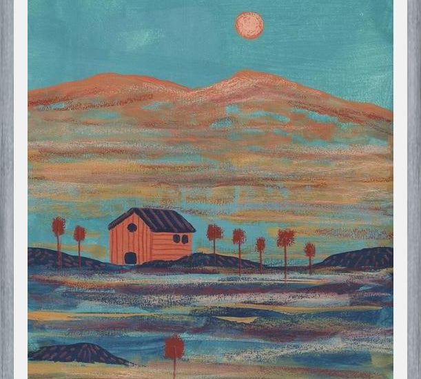 Cuadro Landscape Turquoise vibes