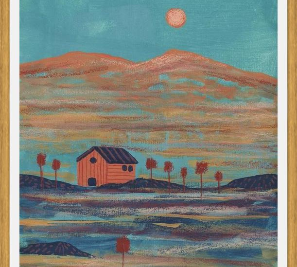 Cuadro Landscape Turquoise vibes
