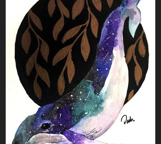 Cuadro universe whale