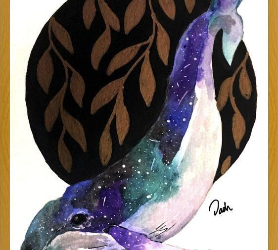 Cuadro universe whale