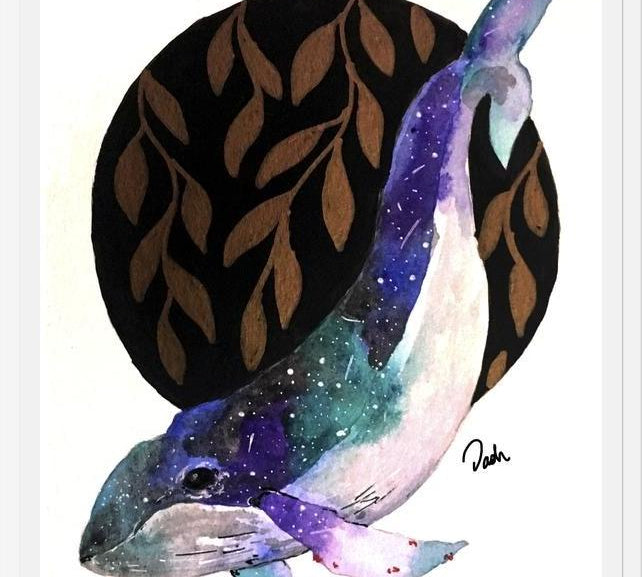 Cuadro universe whale