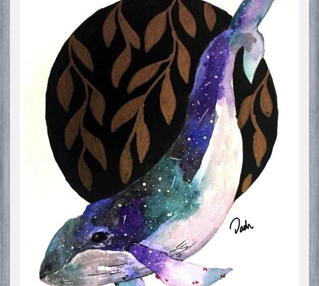 Cuadro universe whale