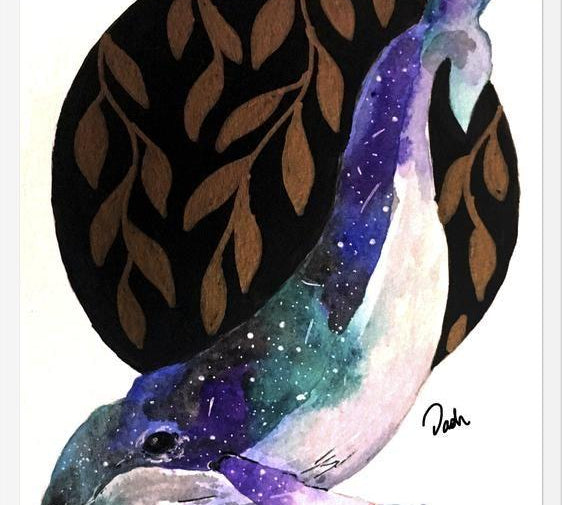 Cuadro universe whale