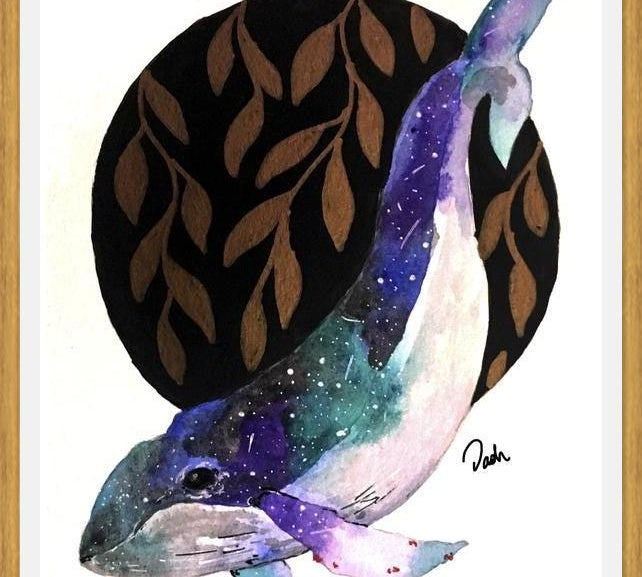 Cuadro universe whale