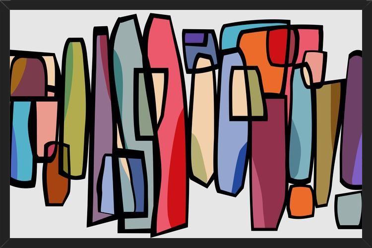 Cuadro Abstract Composition 830