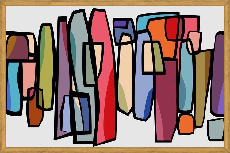 Cuadro Abstract Composition 830