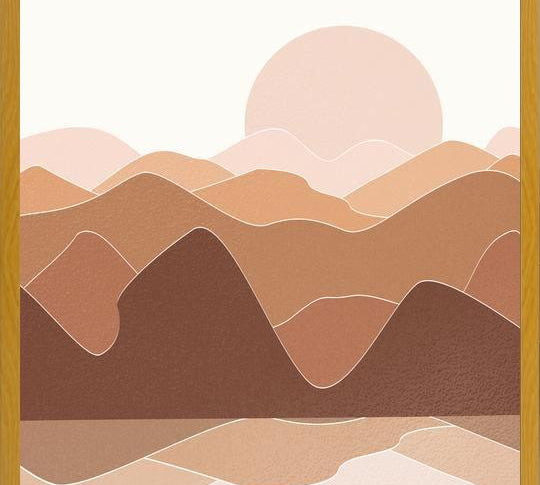 Cuadro Abstract Mountains 10