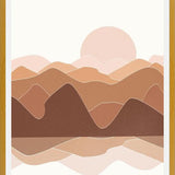 Cuadro Abstract Mountains 10