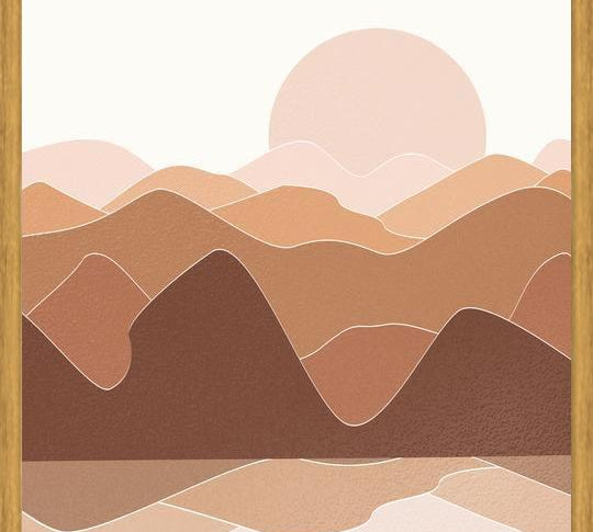 Cuadro Abstract Mountains 10