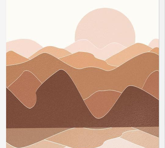 Cuadro Abstract Mountains 10