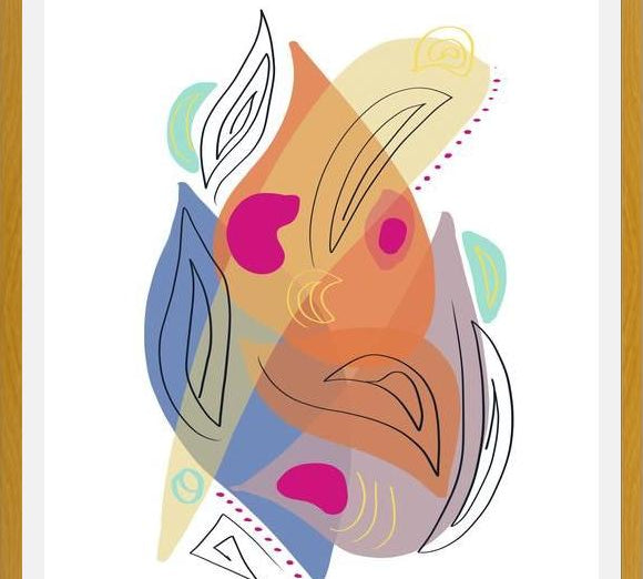 Cuadro Modern minimal forms 21