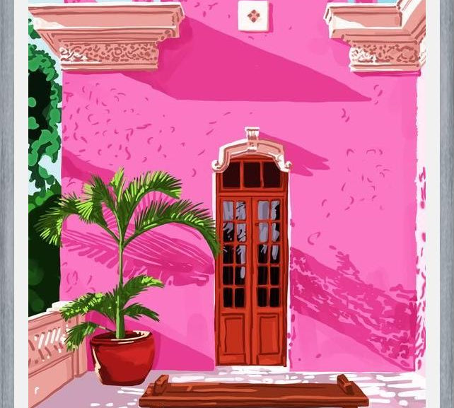 Cuadro Pink Building