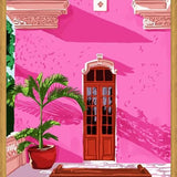 Cuadro Pink Building
