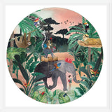 Cuadro Mural animales viajeros