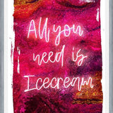 Cuadro NEON COLLECTION - icecream