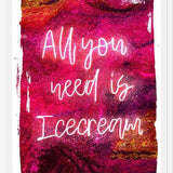 Cuadro NEON COLLECTION - icecream