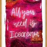 Cuadro NEON COLLECTION - icecream
