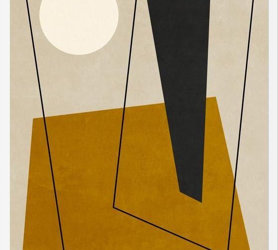 Cuadro Geometric Art - Gold 03
