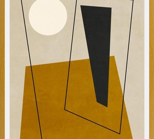 Cuadro Geometric Art - Gold 03