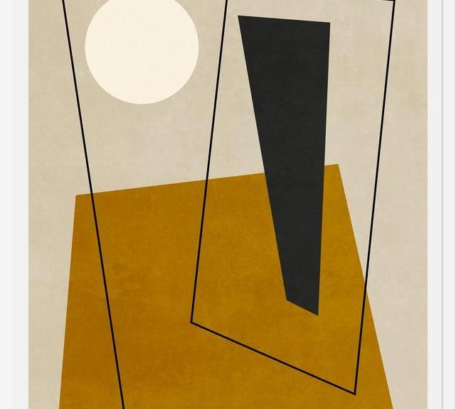 Cuadro Geometric Art - Gold 03
