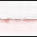 Cuadro Watercolor landscape in pink and gray