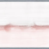 Cuadro Watercolor landscape in pink and gray