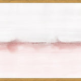 Cuadro Watercolor landscape in pink and gray