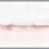 Cuadro Watercolor landscape in pink and gray