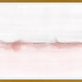 Cuadro Watercolor landscape in pink and gray