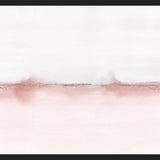 Cuadro Watercolor landscape in pink and gray