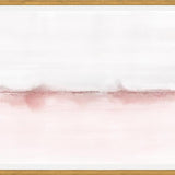 Cuadro Watercolor landscape in pink and gray