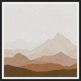 Cuadro Abstract Mountain Brown