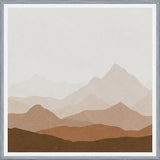Cuadro Abstract Mountain Brown