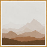 Cuadro Abstract Mountain Brown
