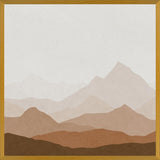 Cuadro Abstract Mountain Brown