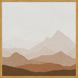 Cuadro Abstract Mountain Brown