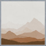 Cuadro Abstract Mountain Brown