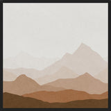 Cuadro Abstract Mountain Brown
