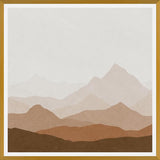 Cuadro Abstract Mountain Brown