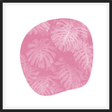 Cuadro Organic Tropical Leaves Pale