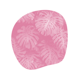 Canvas Organic Tropical Leaves Pale