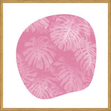 Cuadro Organic Tropical Leaves Pale