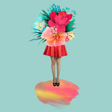Canvas The Floral Girl