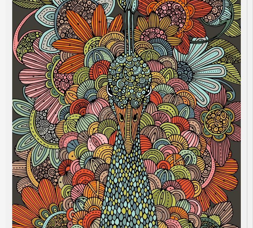 Cuadro El pavo real