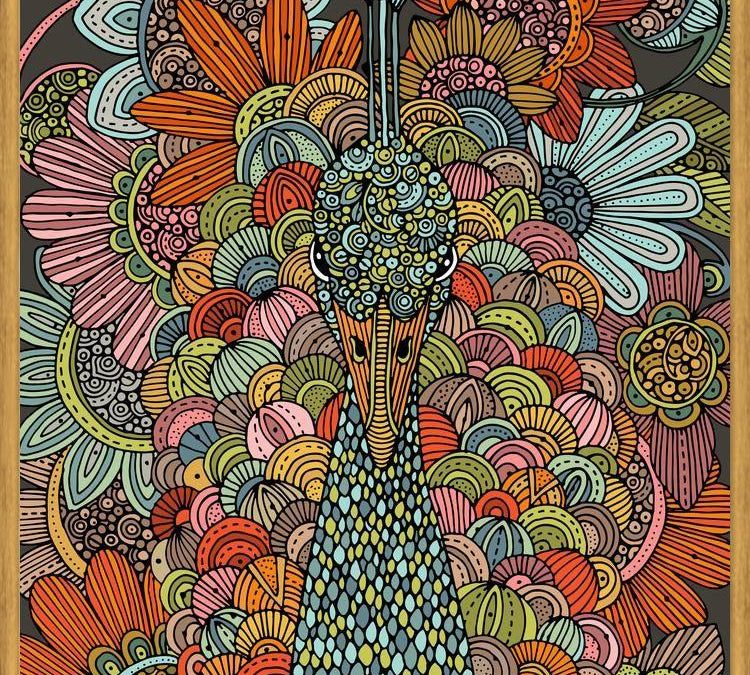 Cuadro El pavo real