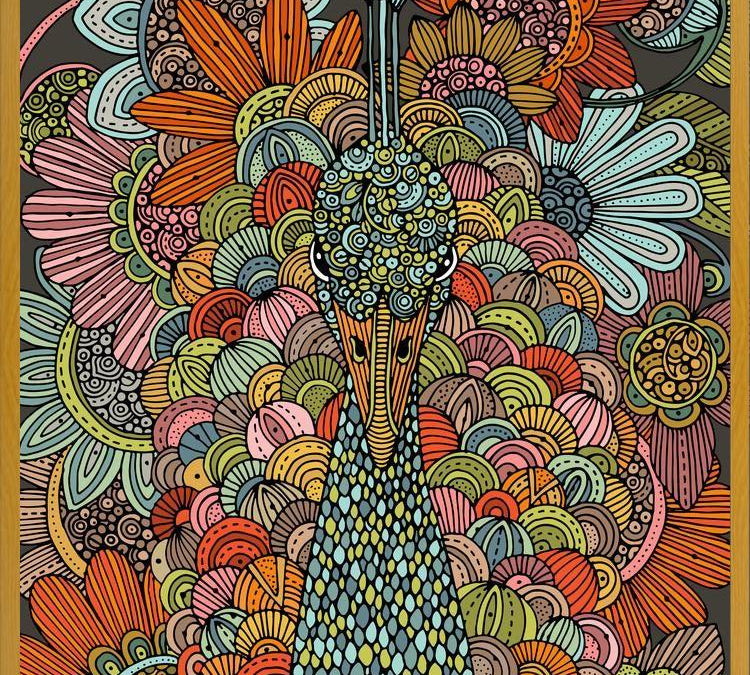 Cuadro El pavo real