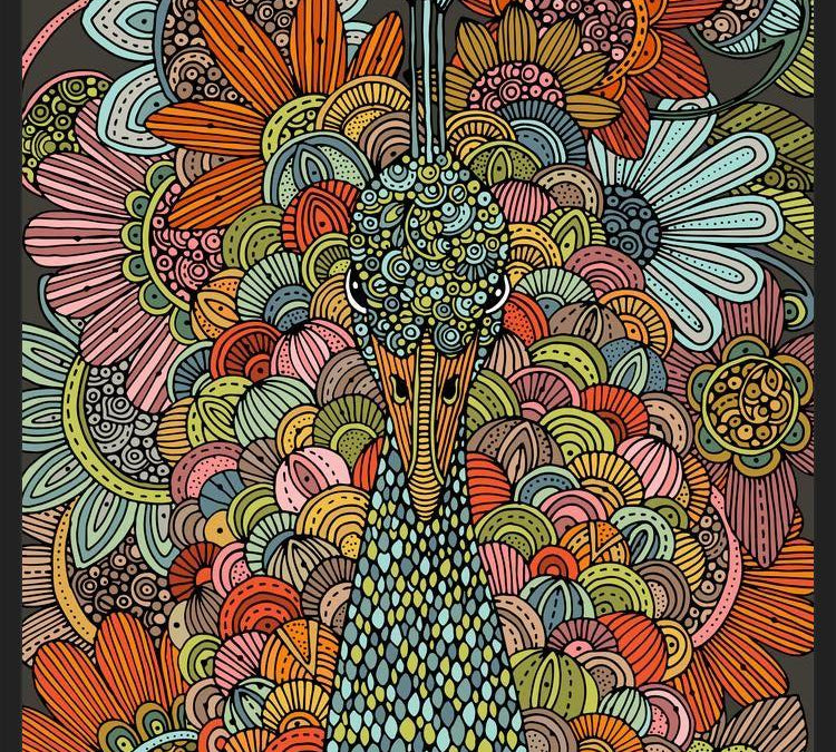 Cuadro El pavo real